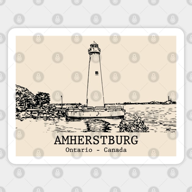 Amherstburg - Ontario Magnet by Lakeric